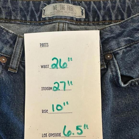 Free People Denim Jeans Skinny Women’s 26 Blue Casual - Picture 5 of 5